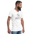 Cargar la imagen en la vista de la galería, S&T Luxury Unisex Short Sleeve V-Neck T-Shirt
